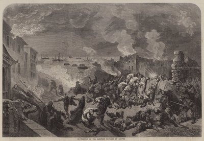 カントンでのヨーロッパの工場の破壊 作： Gustave Dore